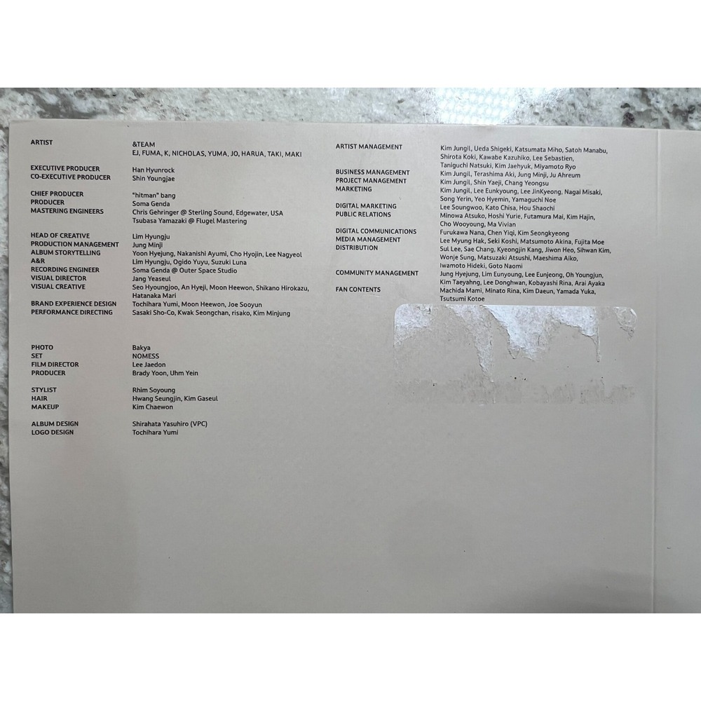 &TEAM EJ We On Fire 3rd EP Solo Edition Official Album Kpop CD Mini Poster - Picture 6 of 8